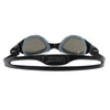 Lunettes de natation Tiger LSR++ Titanium Noir-Gris verres miroir dorés Petite Zoggs 461092BKGYMGDS