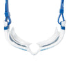 Lunettes de natation Tiger Lsr+ Titanium Blanc-Bleu verres miroir fumés Petite taille Zoggs 461092WHBLMSMS