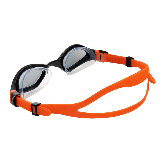 Lunettes de natation Tiger Lsr+ Noir-Orange verres teintés fumés Taille standard Zoggs 461093BKORTSMR