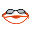Lunettes de natation Tiger Lsr+ Noir-Orange verres teintés fumés Taille standard Zoggs 461093BKORTSMR