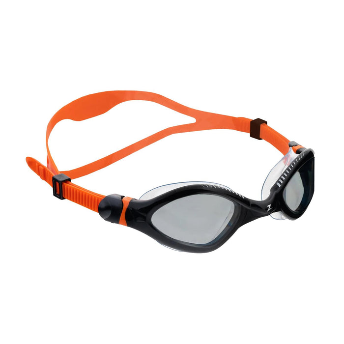 Lunettes de natation Tiger Lsr+ Noir-Orange verres teintés fumés Petite taille Zoggs 461093BKORTSMS
