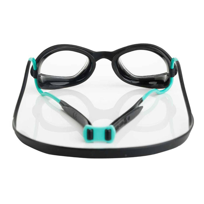 Lunettes de natation Tiger Lsr+ Noir-Turquoise-Transparent Taille standard Zoggs 461093BKTQCLRR