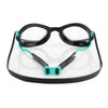 Lunettes de natation Tiger Lsr+ Noir-Turquoise-Transparent Taille standard Zoggs 461093BKTQCLRR