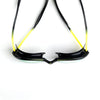 Lunettes de natation Tiger Titanium Noir-Jaune verres miroir vert citron Taille standard Zoggs 461094BKYLMLMR
