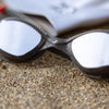 Lunettes de natation Tiger Titanium Gris-Rouge verres miroir fumés Taille standard Zoggs 461094GYRDMSMR