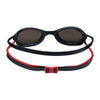 Lunettes de natation Tiger Titanium Gris-Rouge verres miroir fumés Petite taille Zoggs 461094GYRDMSMS