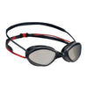 Lunettes de natation Tiger Titanium Gris-Rouge verres miroir fumés Petite taille Zoggs 461094GYRDMSMS