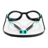 Lunettes de natation Tiger Noir-Turquoise Petite taille Zoggs 461095BKTQCLRS