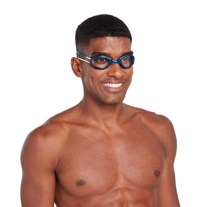 Lunettes de natation Tiger Bleu-Blanc Petite taille Zoggs 461095BLWHCLRS