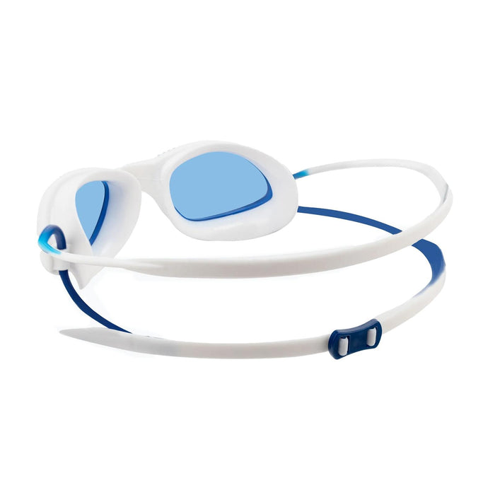 Lunettes de natation Tiger Blanc-Bleu verres teintés bleus Petite taille Zoggs 461095WHBLTBLS