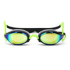 Occhialini da nuoto Fusion Air Titanio Nero-Lime Lenti specchiate oro Zoggs 461106BKLMMGD