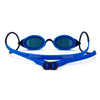 Lunettes de natation Fusion Air Titanium Bleu verres miroir orange Zoggs 461106BLBLMOR