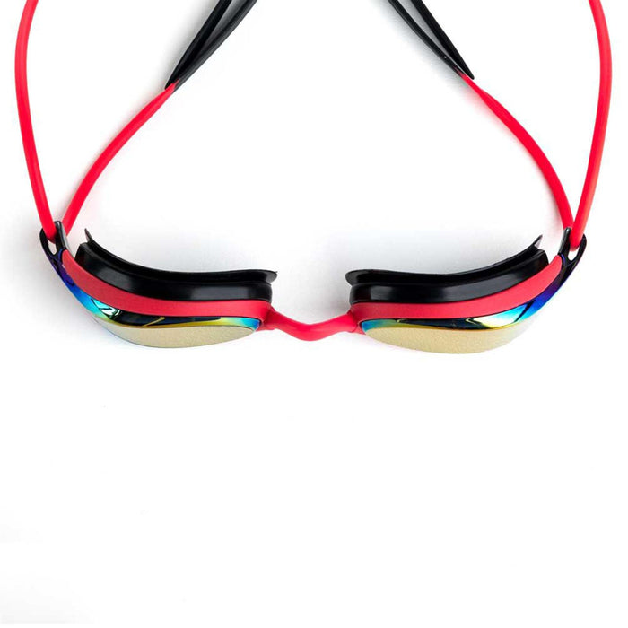 Lunettes de natation Fusion Air Titanium Rouge-Noir verres miroir rouges Zoggs 461106RDBKMRD