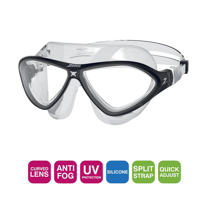 Maschera da Nuoto Horizon Flex Trasparente-Nero Zoggs 461108CLBKCLR