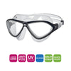 Maschera da Nuoto Horizon Flex Trasparente-Nero Zoggs 461108CLBKCLR