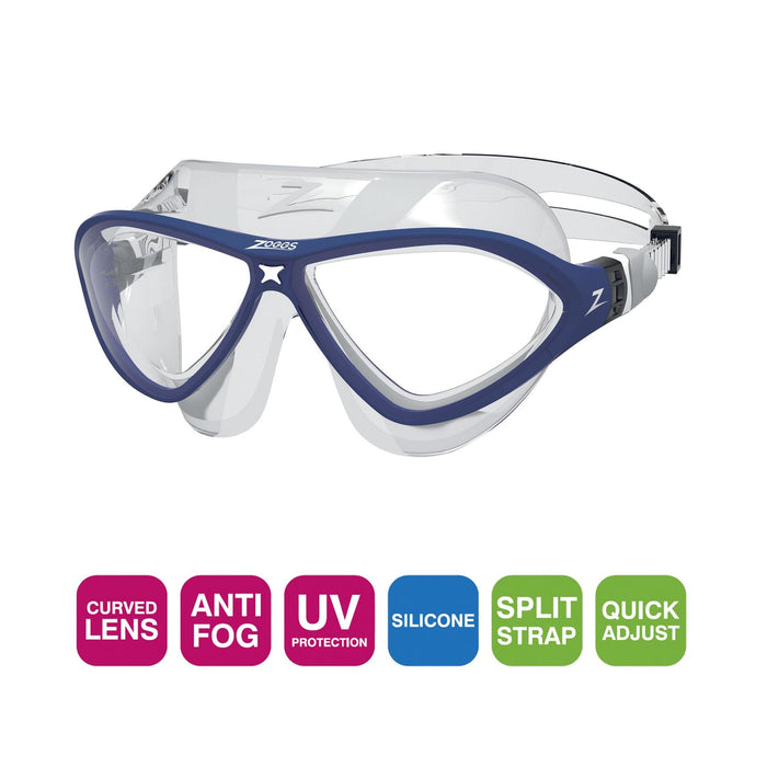 Maschera da Nuoto Horizon Flex Trasparente-Blu Zoggs 461108CLBLCLR
