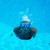 Maschera da Nuoto Horizon Flex Titanium Trasparente-Bianco Lenti Specchiate Blu Zoggs 461109CLWHMBL