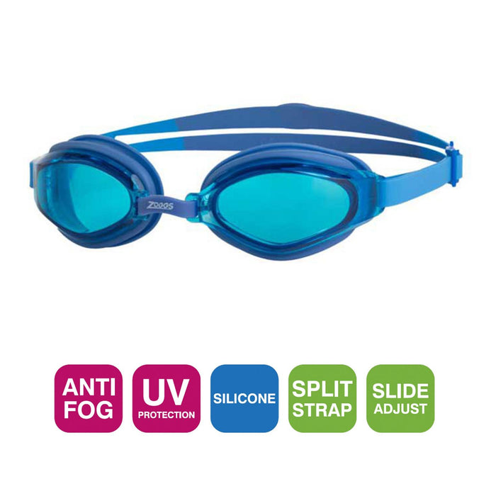 Occhialini da Nuoto Endura Max Blu-Azzurro Lenti Tinte Blu Zoggs 461110BLLBTBL