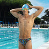 Lunettes de natation Endura Max Titanium jaune-bleu verres miroir vert lime Zoggs 461111YLBLMLM