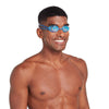 Occhialini da Nuoto Racer Titanium Blu-Chiaro Lenti Specchiate Trasparenti Zoggs 461112BLLBMCL