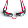 Occhialini da Nuoto Racer Titanium Grigio-Rosso Lenti Specchiate Oro Zoggs 461112GYRDMGD