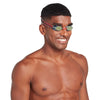 Occhialini da Nuoto Racer Titanium Grigio-Rosso Lenti Specchiate Oro Zoggs 461112GYRDMGD