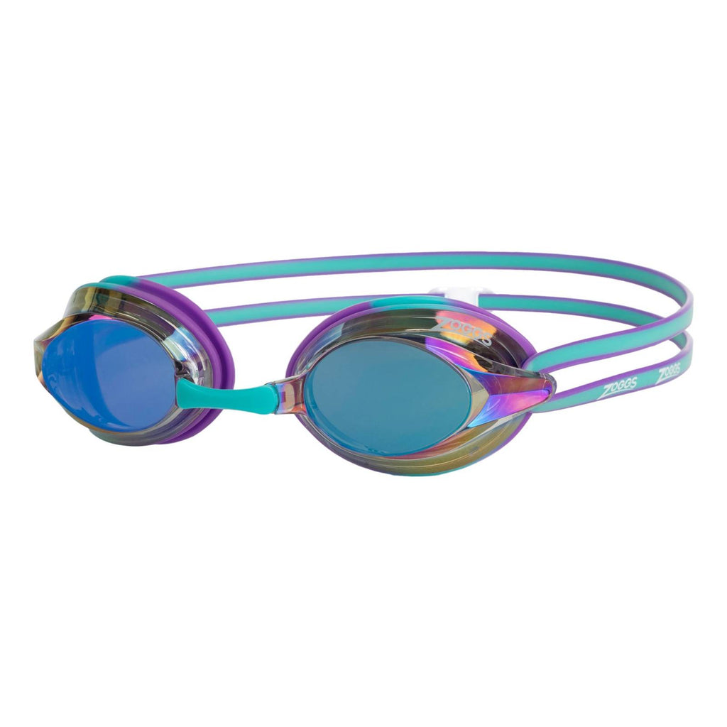 Occhialini da Nuoto Racer Titanium Viola-Turchese Lenti Specchiate Blu Zoggs 461112VITQMBL
