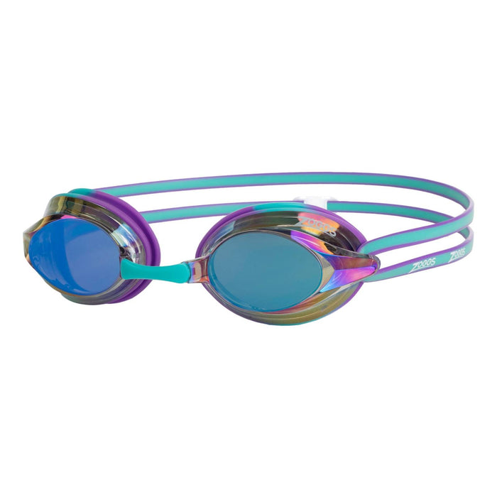Occhialini da Nuoto Racer Titanium Viola-Turchese Lenti Specchiate Blu Zoggs 461112VITQMBL