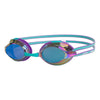 Occhialini da Nuoto Racer Titanium Viola-Turchese Lenti Specchiate Blu Zoggs 461112VITQMBL
