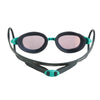 Lunettes de natation Predator Titanium Reactor gris-turquoise taille standard Zoggs 461113GYTQRTIR