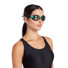 Lunettes de natation Predator Titanium Reactor gris-turquoise taille standard Zoggs 461113GYTQRTIR