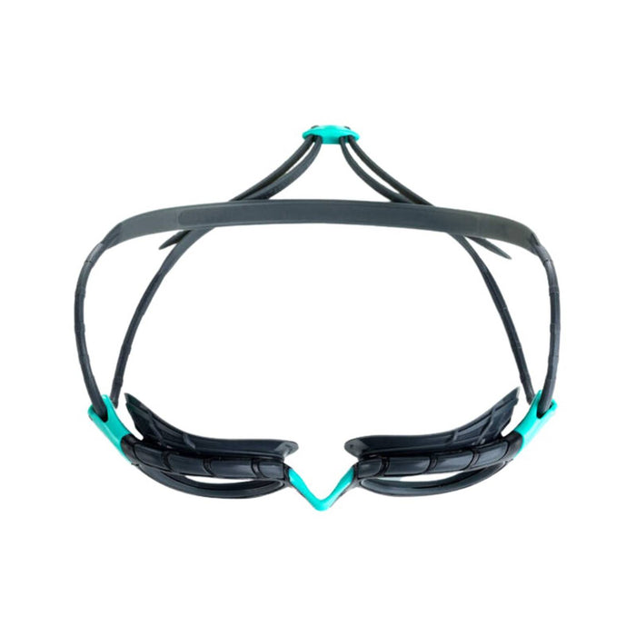 Lunettes de natation Predator Titanium Reactor gris-turquoise petite taille Zoggs 461113GYTQRTIS
