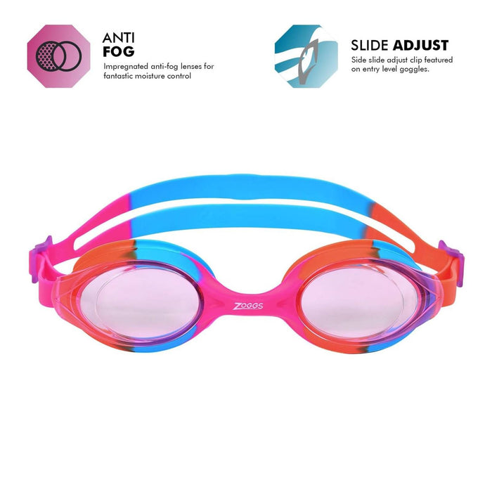 Occhialini da nuoto Bondi Junior Rosa-Arancione Lenti tonalizzate rosa Zoggs 461301PKORTPK
