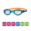 Occhialini da nuoto Phantom 2.0 Junior Blu-Arancione Zoggs 461312BLORCLR