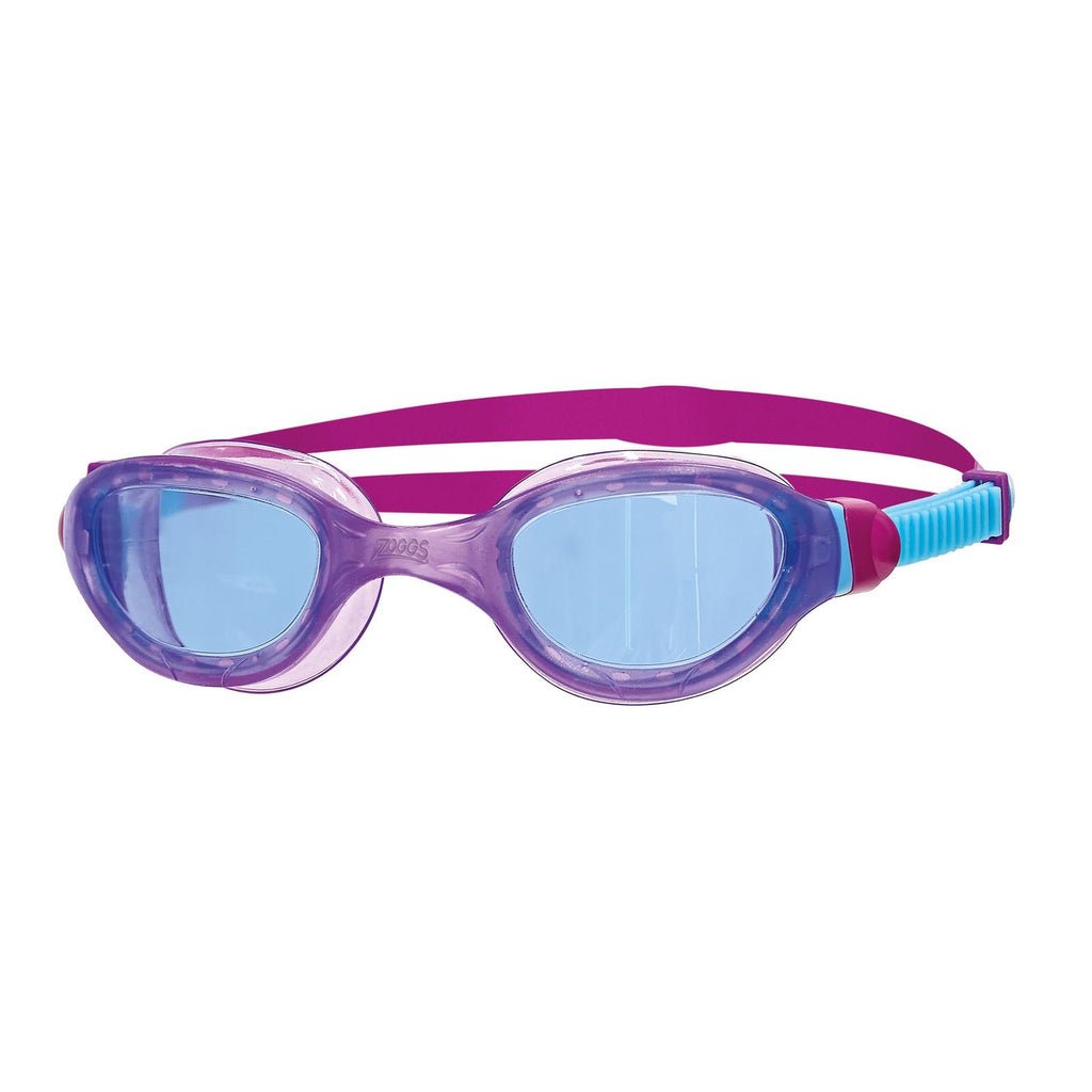 Occhialini da nuoto Phantom 2.0 Junior Viola-Acqua Lenti tonalizzate blu Zoggs 461312PUAQTBL