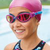 Occhialini da nuoto Phantom Elite Mirror Junior Rosa-Blu Lenti specchiate rosse Zoggs 461316PKBLMRD