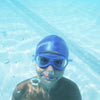 Masque de natation Phantom Junior Bleu-Blanc verres teintés bleus Zoggs 461317BLWHTBL