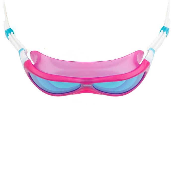 Masque de natation Phantom Junior Rose-Blanc verres teintés bleus Zoggs 461317PKWHTBL