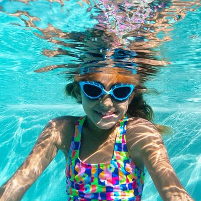 Lunettes de natation Predator Junior Bleu clair-Bleu verres fumés Zoggs 461319LBBLTSM