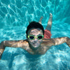 Lunettes de natation Predator Junior Vert citron-Gris verres fumés Zoggs 461319LMGYTSM