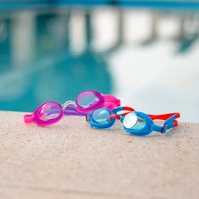 Occhialini da nuoto Ripper Junior Blu-Rosso Lenti tonalizzate blu Zoggs 461323BLRDTBL