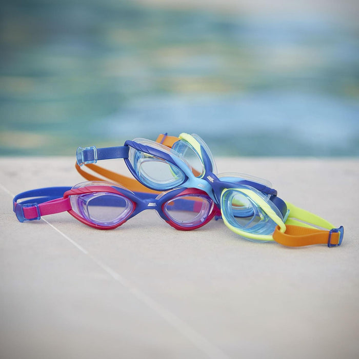 Lunettes de natation Sonic Air 2.0 Junior Bleu-Orange verres teintés bleus Zoggs 461325BLORTBL