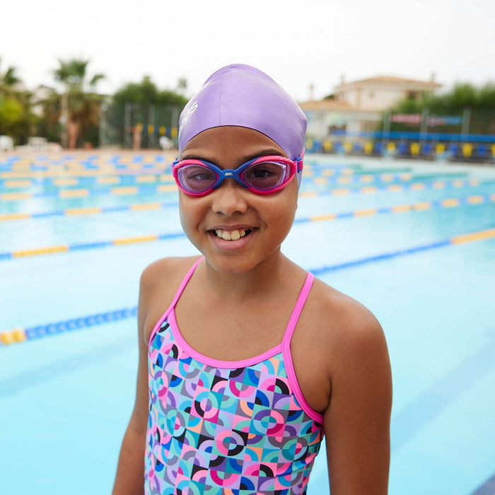 Occhialini da nuoto Sonic Air 2.0 Junior Blu-Rosa Lenti tonalizzate viola Zoggs 461325BLPKTPU