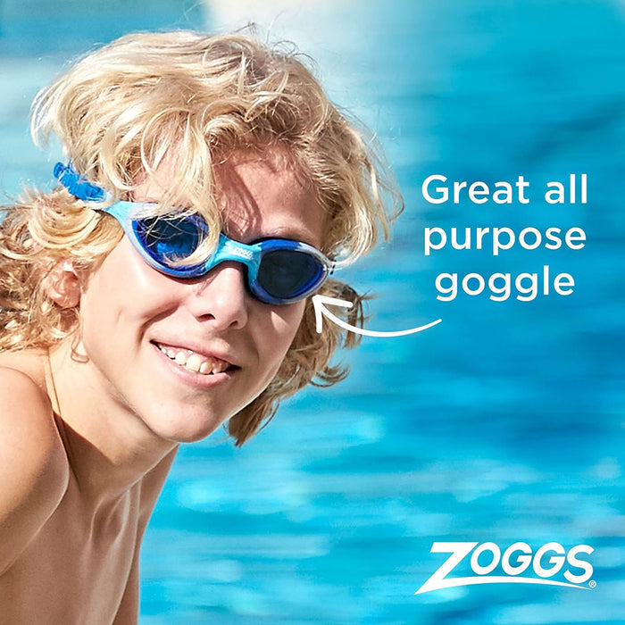 Occhialini da nuoto Super Seal Junior Blu-Mimetico Lenti tonalizzate blu Zoggs 461327BLCMTBL