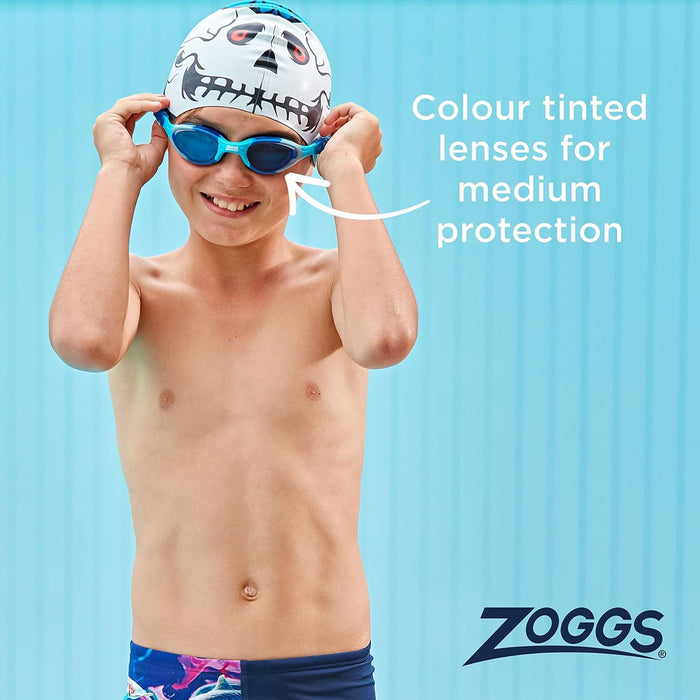 Occhialini da nuoto Super Seal Junior Blu-Mimetico Lenti tonalizzate blu Zoggs 461327BLCMTBL