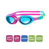 Occhialini da nuoto Super Seal Junior Rosa-Blu Lenti tonalizzate blu Zoggs 461327PKBLTBL