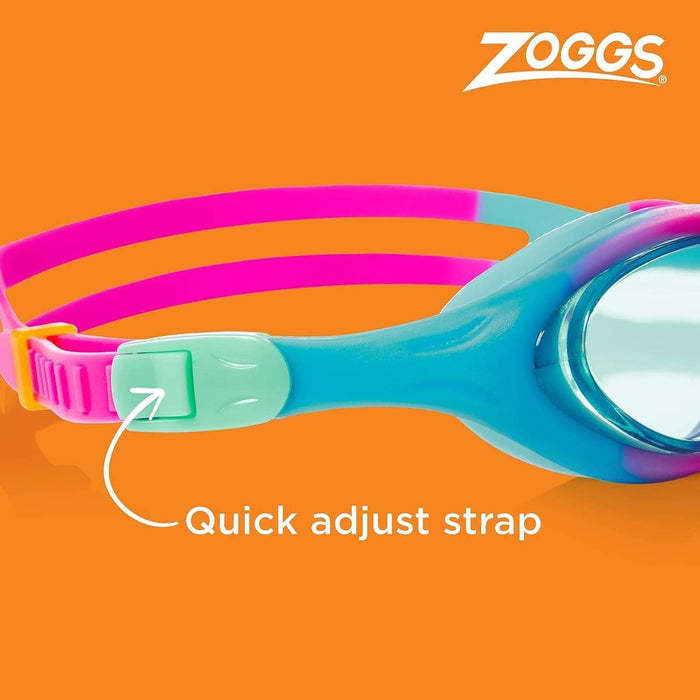 Occhialini da nuoto Super Seal Junior Rosa-Blu Lenti tonalizzate blu Zoggs 461327PKBLTBL