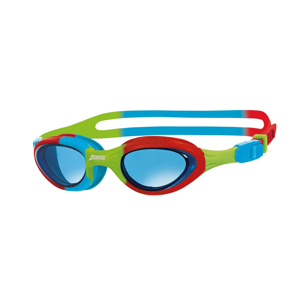 Lunettes de natation Super Seal Junior Rouge-Bleu verres teintés bleus Zoggs 461327RDBLTBL