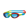 Lunettes de natation Super Seal Junior Rouge-Bleu verres teintés bleus Zoggs 461327RDBLTBL