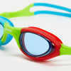 Lunettes de natation Super Seal Junior Rouge-Bleu verres teintés bleus Zoggs 461327RDBLTBL
